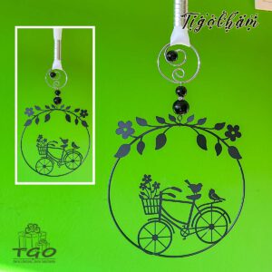 Fensterdeko Fahrrad schwarz – Tigolham